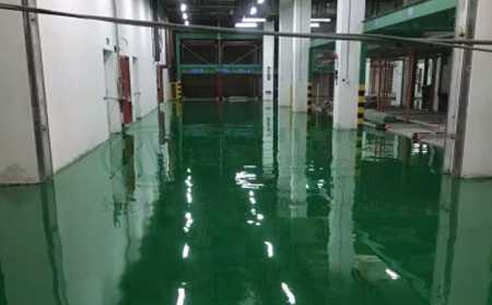 11月长城区长城区环氧地坪施工高峰来袭，梦得来化工多项目同步推进保交付